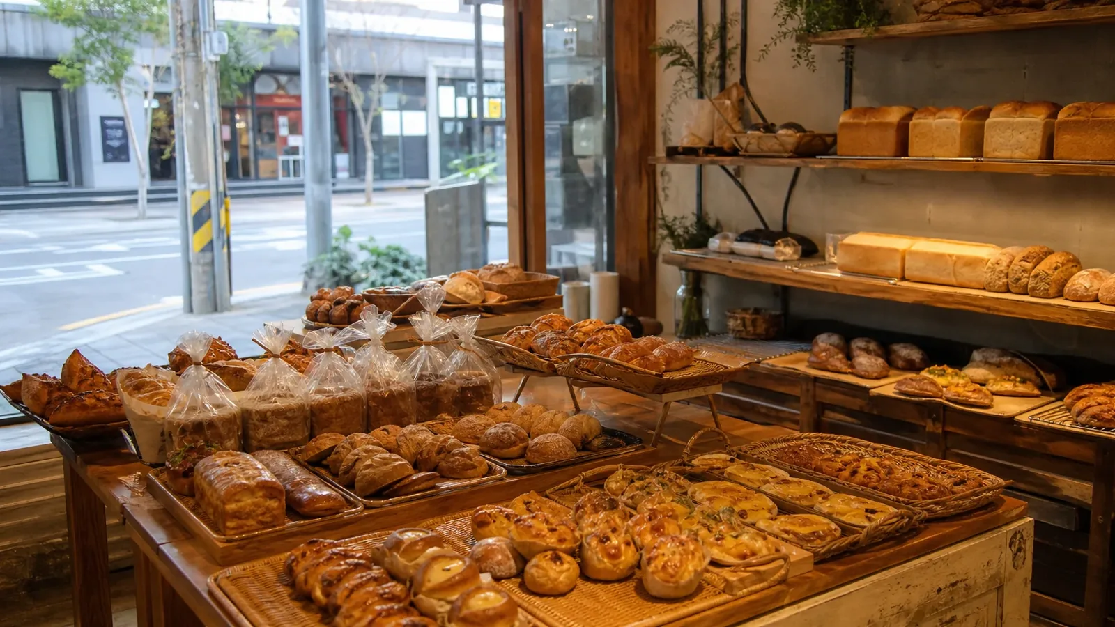 서면 지역 bakery 방문 전 확인사항을 소개하는 사실적인 참고 이미지