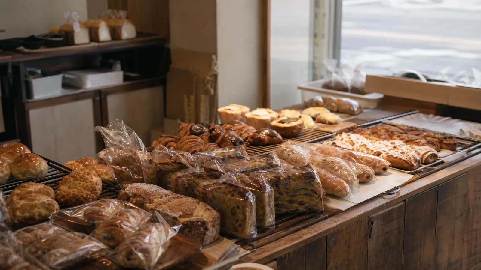 서면 지역 bakery 방문 전 확인사항을 소개하는 사실적인 참고 이미지