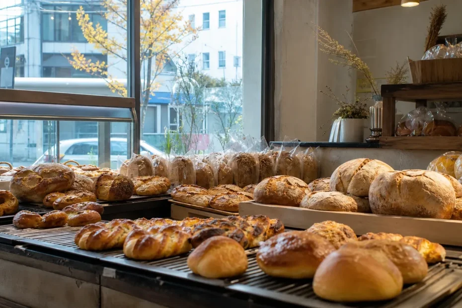 서면 지역 bakery 방문 전 확인사항을 소개하는 사실적인 참고 이미지