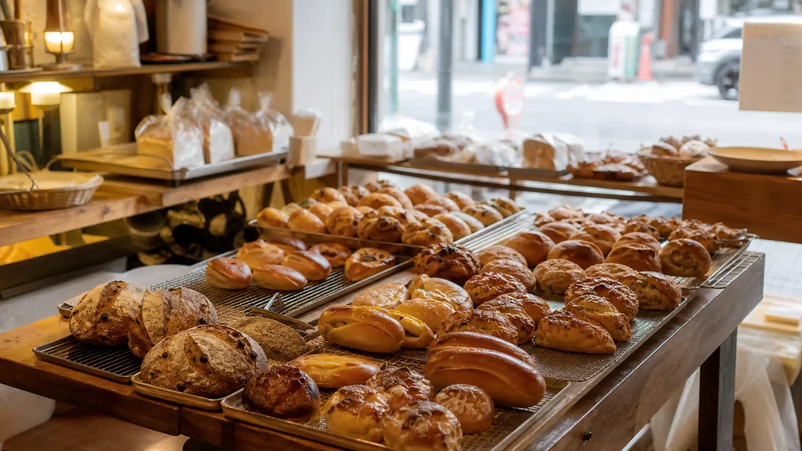 서면 지역 bakery 방문 전 확인사항을 소개하는 사실적인 참고 이미지